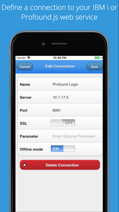 Profound UI screenshot 4