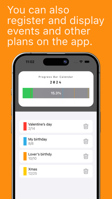 Progress Bar Calendar screenshot 2