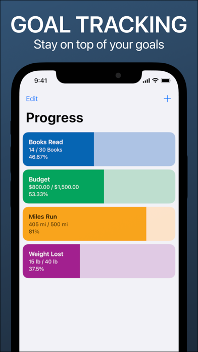 Progress - Goal Tracker screenshot 5