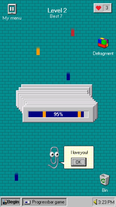 ProgressBar95 - retro arcade screenshot 1