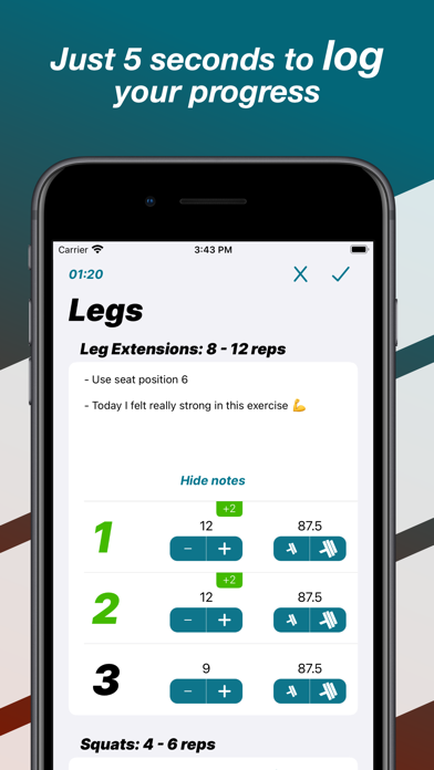 Progression Workout Tracker screenshot 6