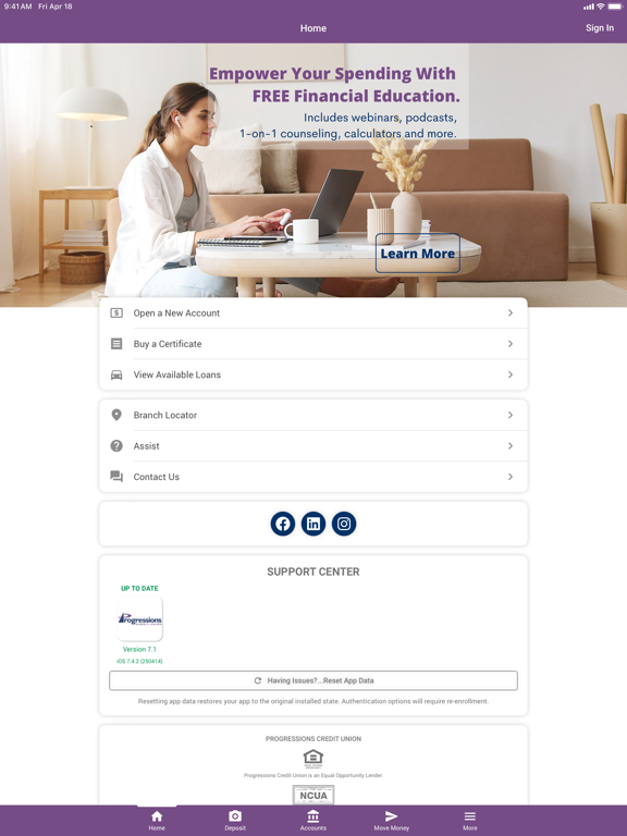 Progressions Credit Union screenshot 4
