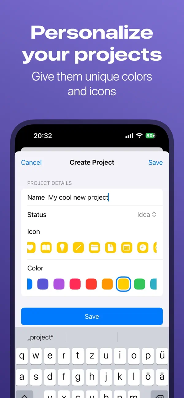 Project Planner: Milestones screenshot 2