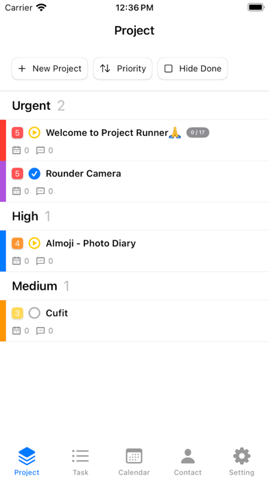 Project Runner screenshot 2