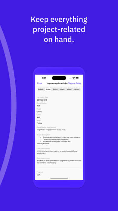 Projects RADAR 2 screenshot 1