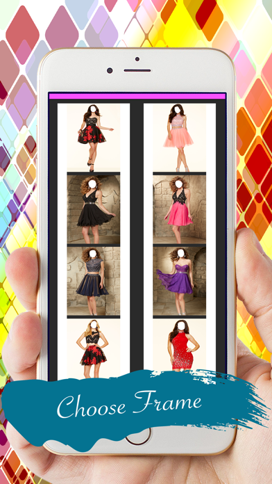 Prom Short Dress Photo Montage screenshot 2