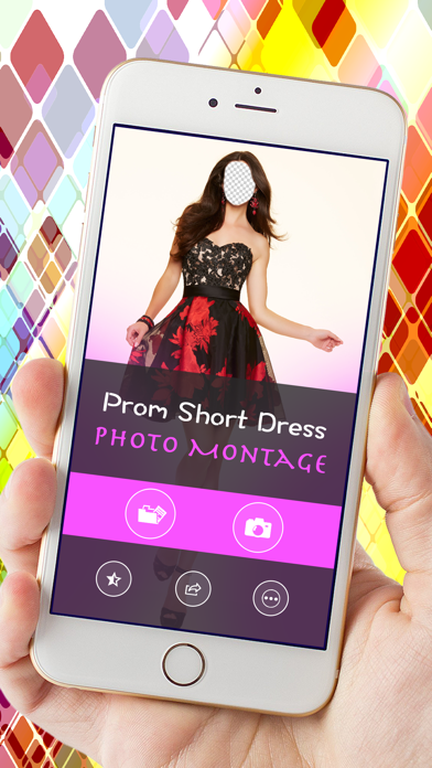 Prom Short Dress Photo Montage screenshot 1