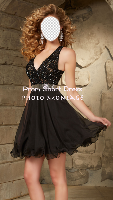 Prom Short Dress Photo Montage screenshot 3