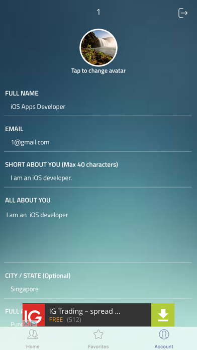 promote yourself -- advertise your product, idea and business ! screenshot 1