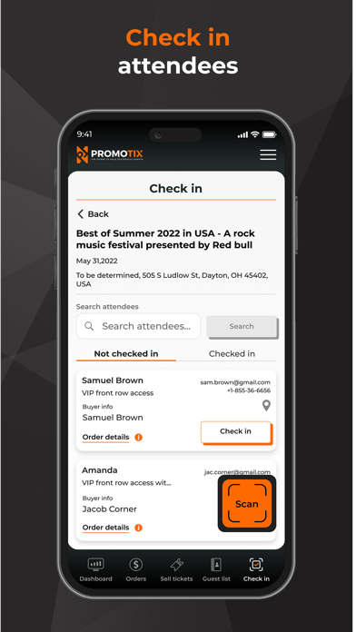 PromoTix Organizer screenshot 2