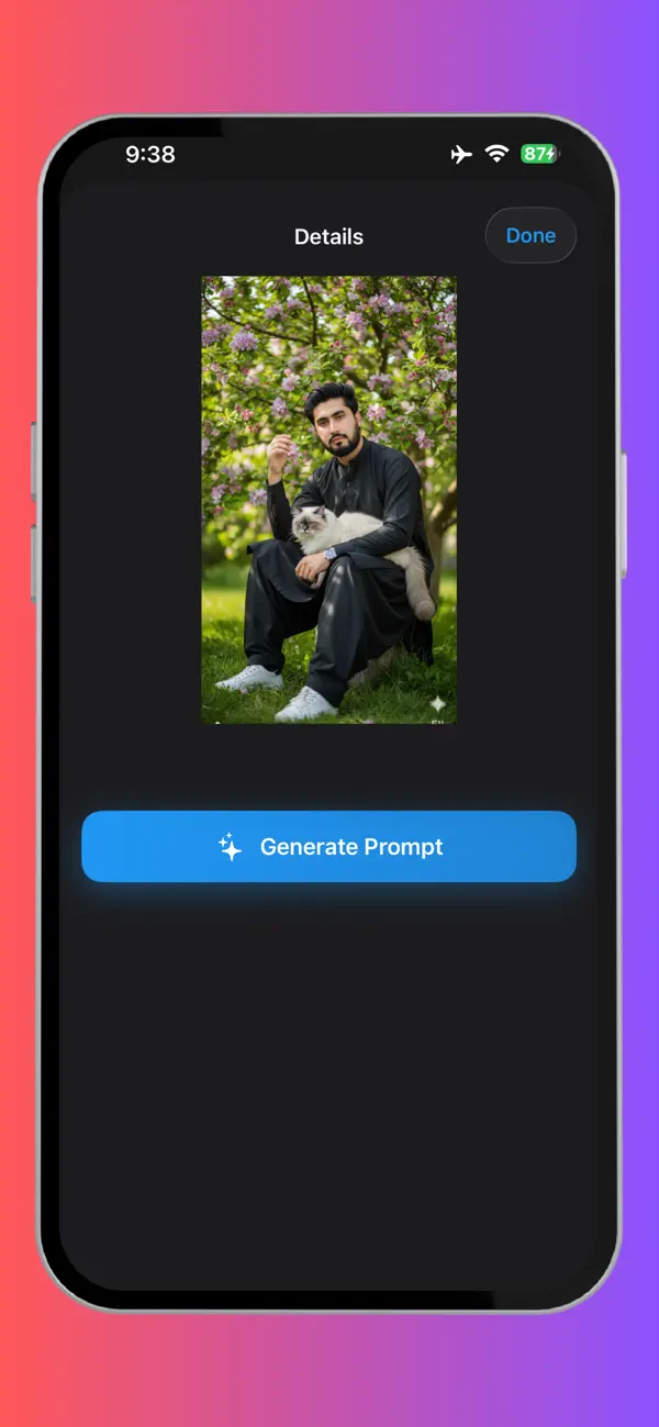 PromptPix -AI Prompt Generator screenshot 1