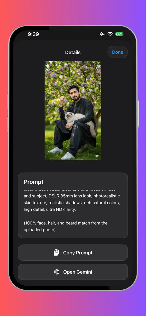 PromptPix -AI Prompt Generator screenshot 2