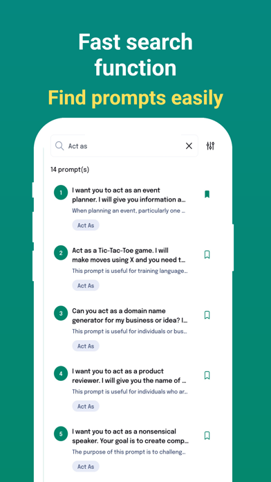 Prompts for AI: 5800+ prompts screenshot 3