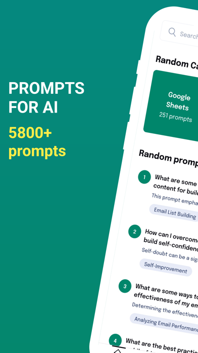 Prompts for AI: 5800+ prompts screenshot 6