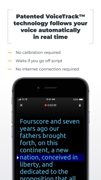 PromptSmart Lite Teleprompter screenshot 1