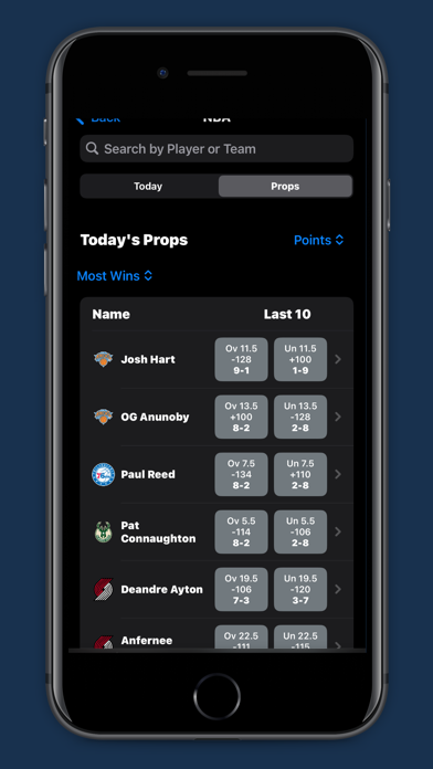 Prop Trackr - Player Props screenshot 1