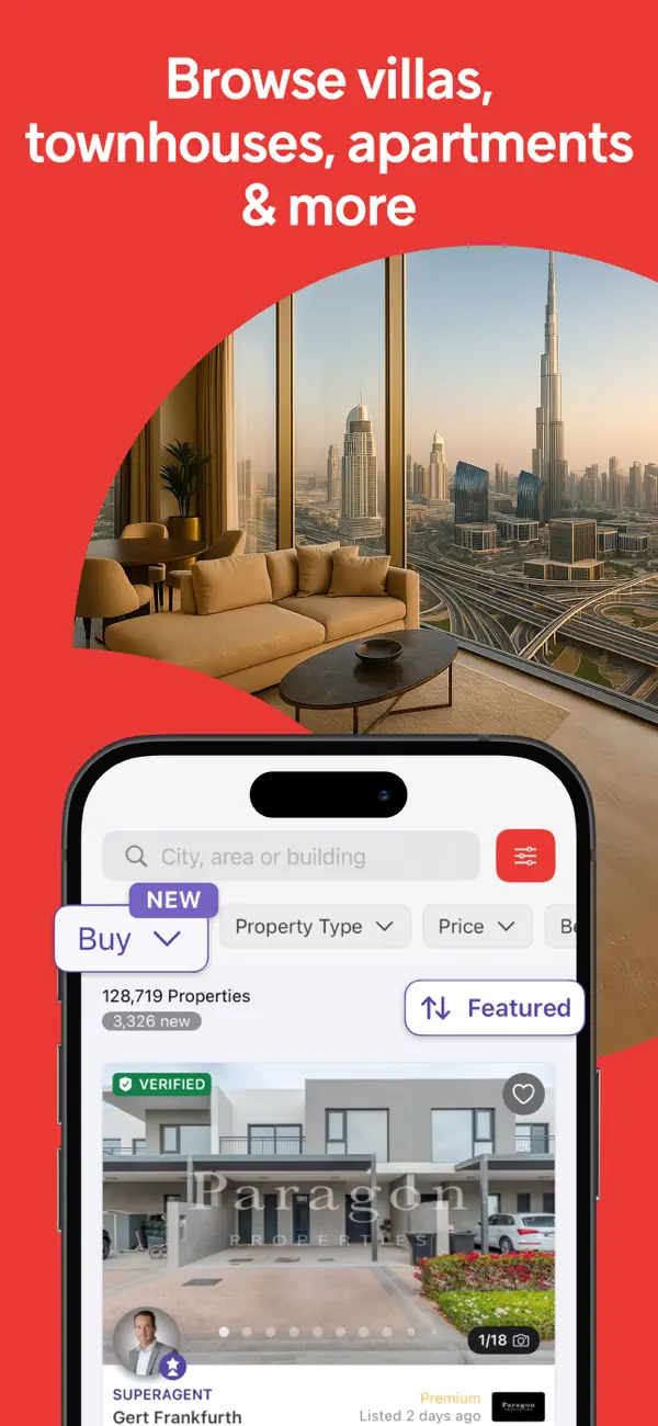 Property Finder — Real Estate screenshot 1