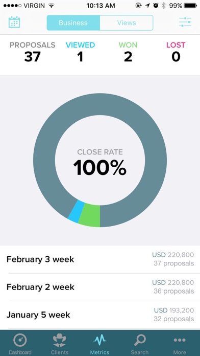 Proposify screenshot 2