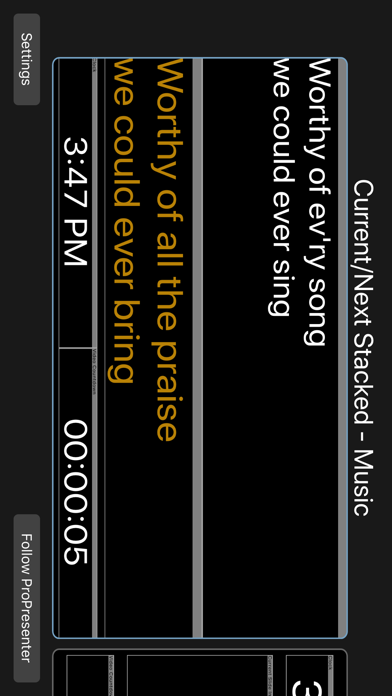 ProPresenter Stage screenshot 3