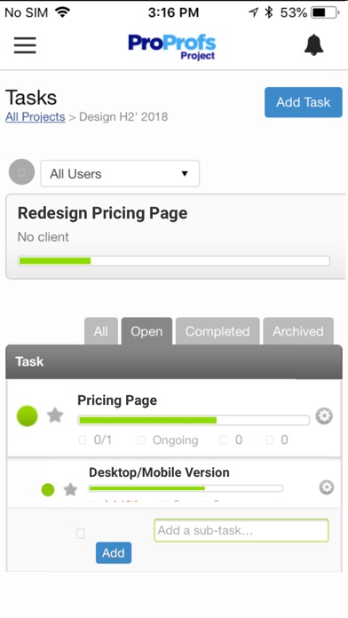 ProProfs Project screenshot 3