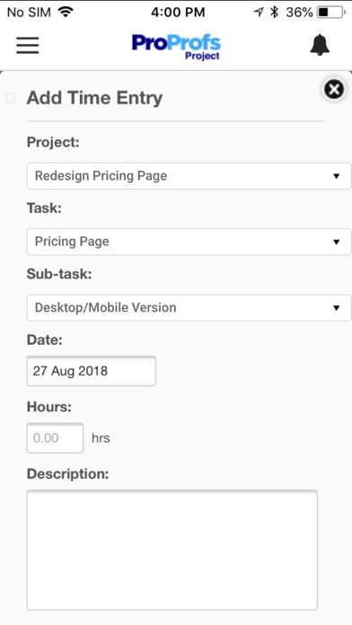 ProProfs Project screenshot 2
