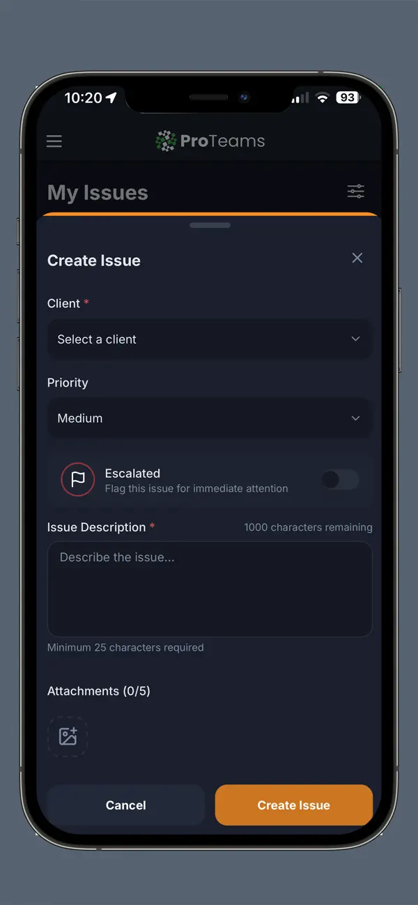 ProTeams screenshot 2
