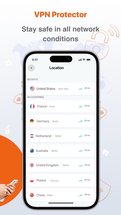 Protector VPN - Privacy Shield screenshot 1