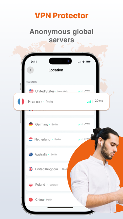 Protector VPN - Privacy Shield screenshot 2