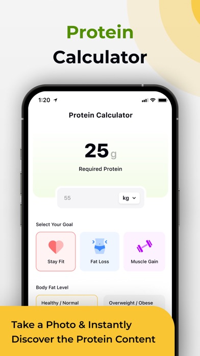 Protein Tracker & Calculator screenshot 1