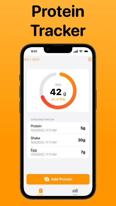Protein Tracker. screenshot 4