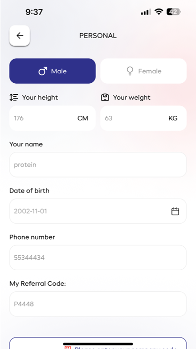 Protein بروتين screenshot 1