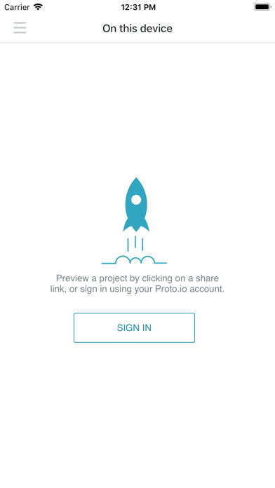 Proto.io screenshot 2