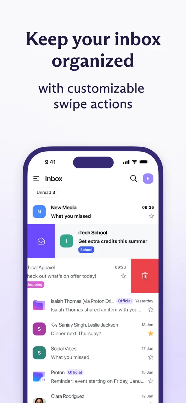 Proton Mail - Encrypted Email screenshot 1