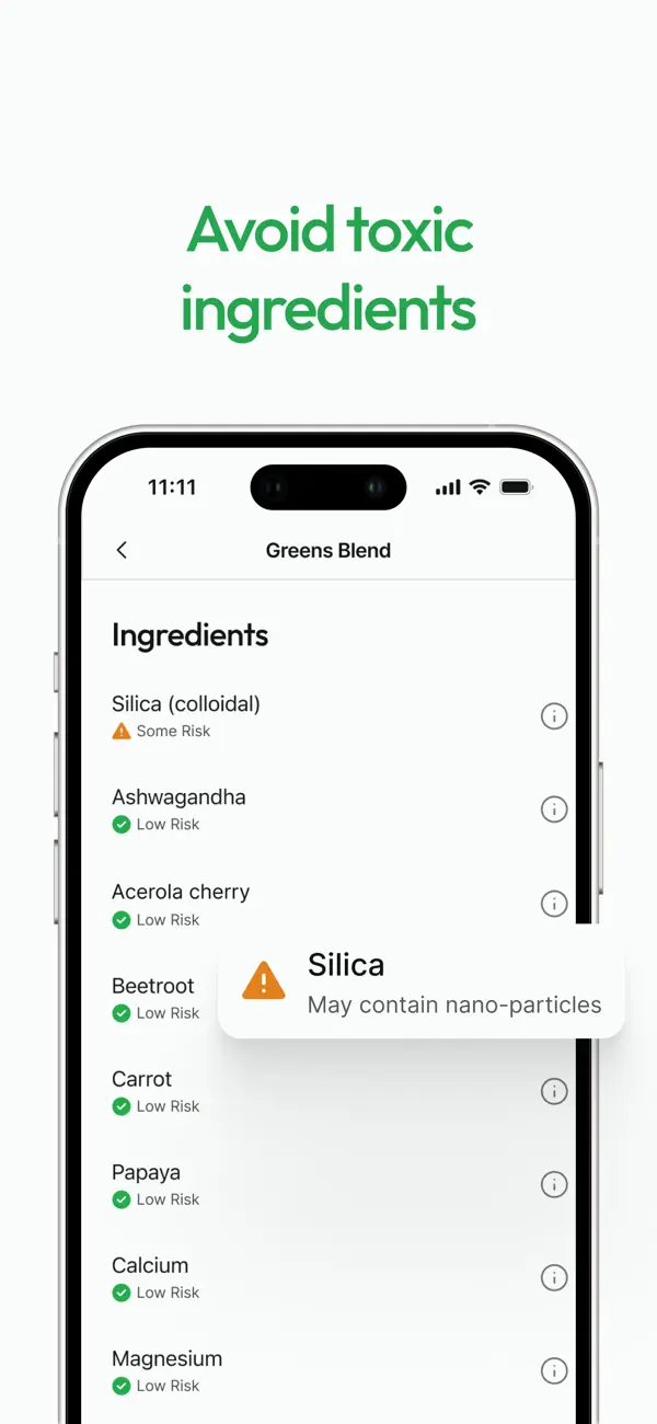 Prove It - Supplement Scanner screenshot 1