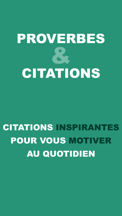 Proverbes & Citations screenshot 3