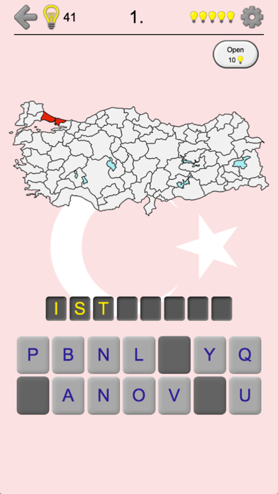 Provinces of Turkey - Quiz screenshot 1