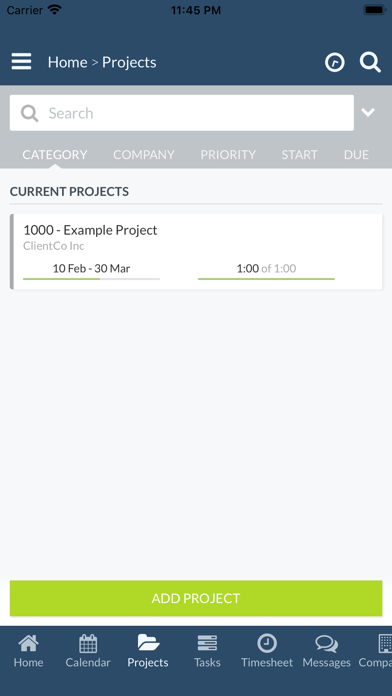 ProWorkflow screenshot 1