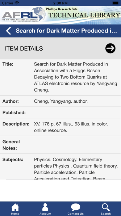 PRS Technical Library screenshot 1