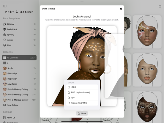 Prêt à Makeup screenshot 1