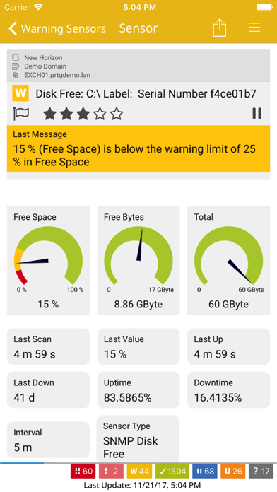 PRTG - Monitoring screenshot 3