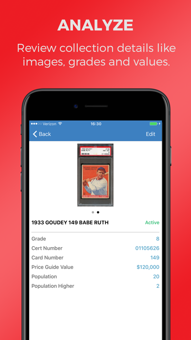 PSA Set Registry screenshot 4