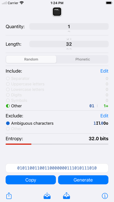 PSWD: Password Generator screenshot 1