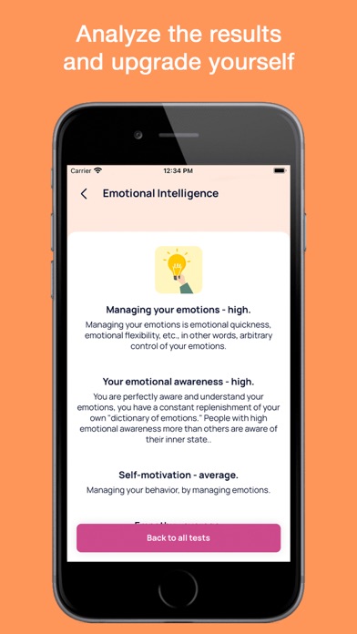 Psychotests, personality tests screenshot 2