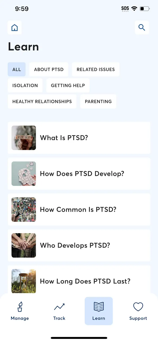 PTSD Coach screenshot 2