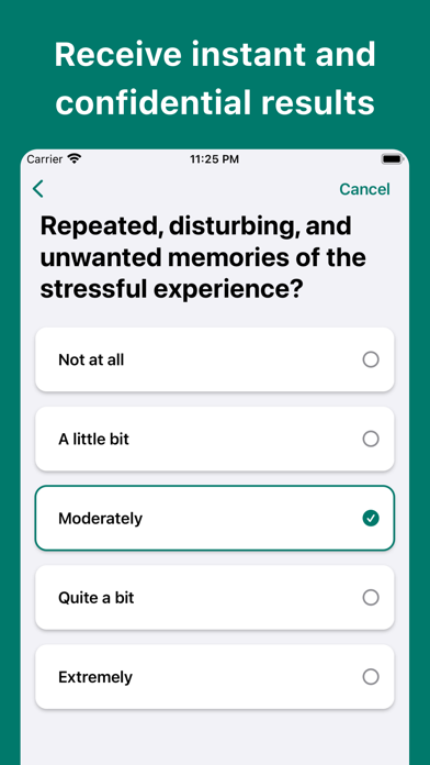 PTSD Test screenshot 2