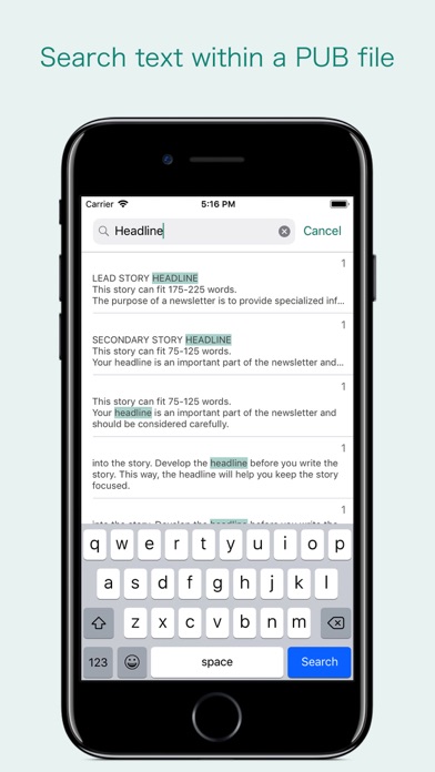 PUB Reader - for MS Publisher screenshot 4