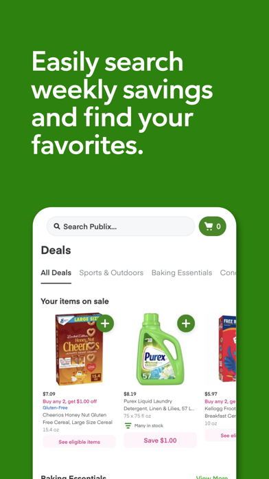 Publix Delivery & Curbside screenshot 1