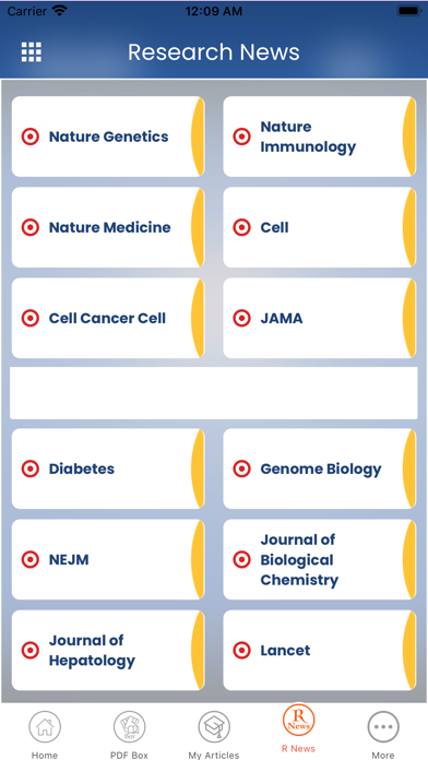 PubMed Hub screenshot 1