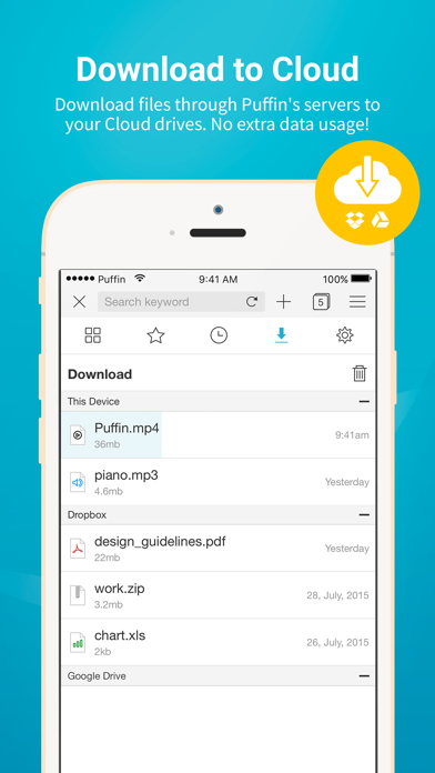 Puffin Browser Pro screenshot 1