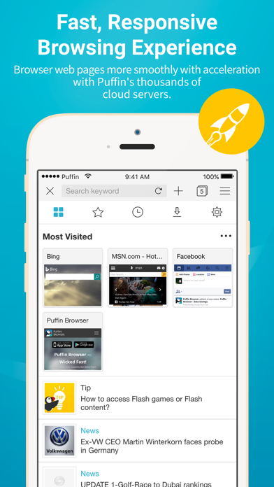 Puffin Browser Pro screenshot 4